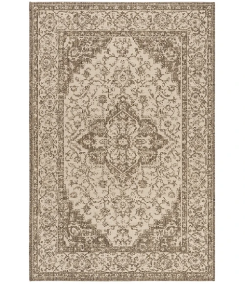 Safavieh Beach House BHS137 Cream / Beige 4' X 6' Rectangle Area Rug