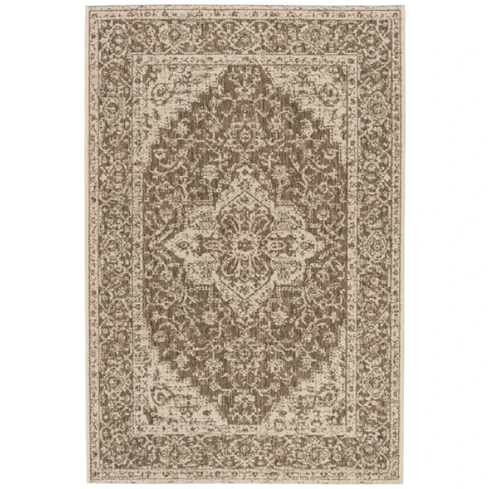 Safavieh Beach House BHS137 Beige / Cream 6'-7" X 9'-2" Rectangle Area Rug