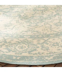 Safavieh Beach House BHS137 Cream / Aqua 8' X 10' Rectangle Area Rug