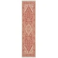 Safavieh Beach House BHS137 Red / Creme 2'-2" X 6' Runner Area Rug