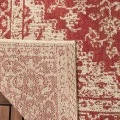 Safavieh Beach House BHS137 Red / Creme 2'-2" X 6' Runner Area Rug