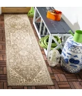 Safavieh Beach House BHS138 Cream / Beige 2'-2" X 8' Runner Area Rug