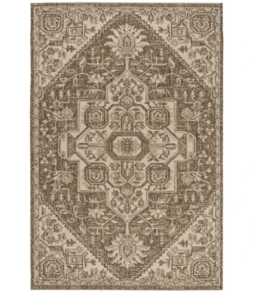 Safavieh Beach House BHS138 Cream / Beige 5'-3" X 7'-6" Rectangle Area Rug