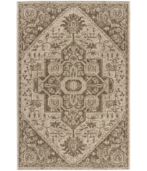 Safavieh Beach House BHS138 Beige / Cream 5'-3" X 7'-6" Rectangle Area Rug