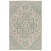 Safavieh Beach House BHS138 Aqua / Cream 8' X 10' Rectangle Area Rug