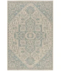 Safavieh Beach House BHS138 Aqua / Cream 8' X 10' Rectangle Area Rug