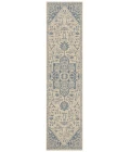Safavieh Beach House BHS138 Blue / Creme 2'-2" X 12' Runner Area Rug