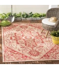 Safavieh Beach House BHS138 Red / Creme 5'-3" X 7'-6" Rectangle Area Rug