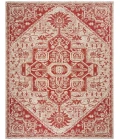 Safavieh Beach House BHS138 Red / Creme 4' X 4' Square Area Rug