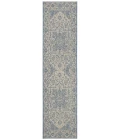 Safavieh Beach House BHS139 Cream / Blue 2'-2" X 10' Runner Area Rug
