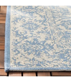 Safavieh Beach House BHS139 Cream / Blue 2'-2" X 10' Runner Area Rug