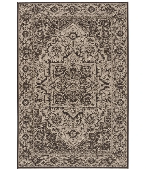 Safavieh Beach House BHS139 Creme / Brown 3' X 5' Rectangle Area Rug