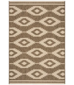 Safavieh Beach House BHS171 Cream / Beige 5'-3" X 7'-6" Rectangle Area Rug
