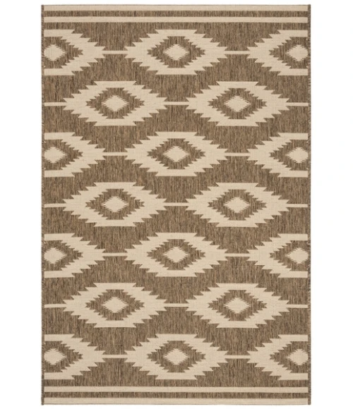 Safavieh Beach House BHS171 Cream / Beige 5'-3" X 7'-6" Rectangle Area Rug