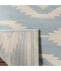 Safavieh Beach House BHS171 Cream / Aqua 2'-2" X 12' Runner Area Rug
