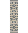 Safavieh Beach House BHS171 Blue / Creme 2'-2" X 6' Runner Area Rug