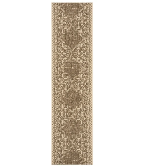 Safavieh Beach House BHS174 Cream / Beige 2'-2" X 8' Runner Area Rug