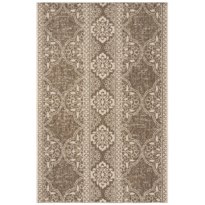 Safavieh Beach House BHS174 Cream / Beige 6'-7" X 6'-7" Square Area Rug