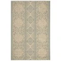 Safavieh Beach House BHS174 Aqua / Cream 4' X 4' Square Area Rug