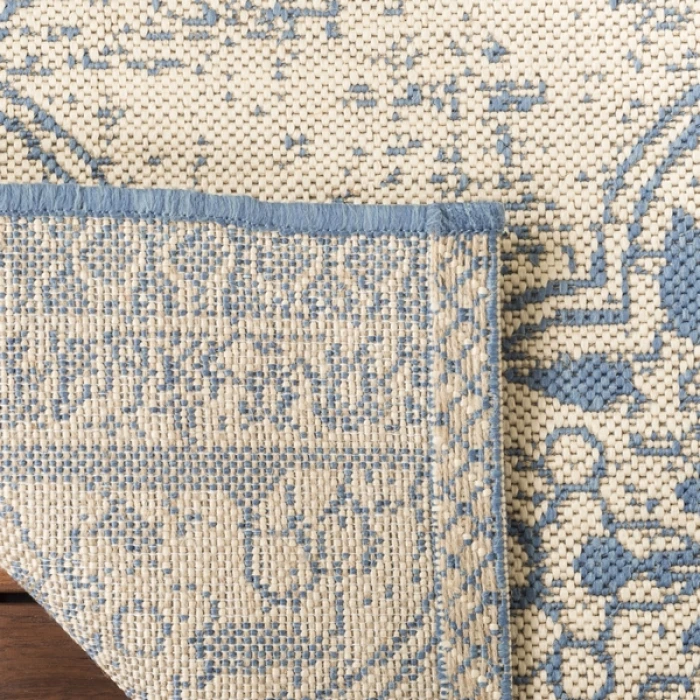 Safavieh Beach House BHS174 Blue / Creme 8' X 10' Rectangle Area Rug