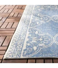 Safavieh Beach House BHS174 Cream / Blue 9' X 12' Rectangle Area Rug