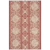 Safavieh Beach House BHS174 Red / Creme 8' X 8' Square Area Rug