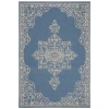 Safavieh Beach House BHS180 Cream / Blue 9' X 12' Rectangle Area Rug