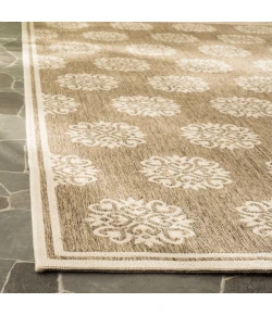 Safavieh Beach House BHS181 Beige / Cream 2'-2" X 12' Runner Area Rug