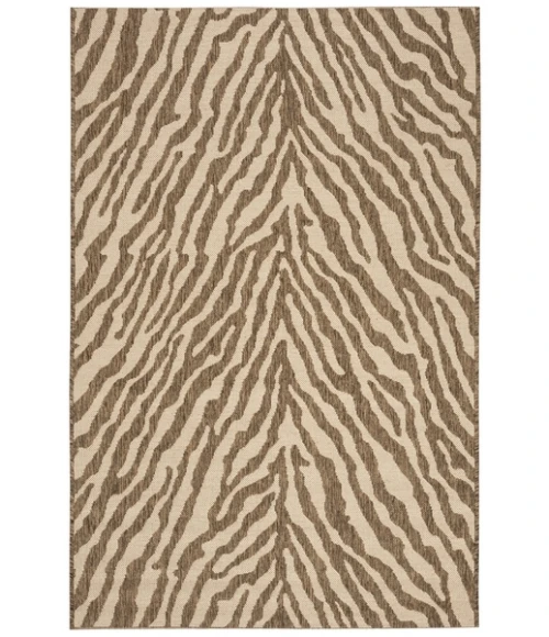 Safavieh Beach House BHS182 Cream / Beige 5'-3" X 7'-6" Rectangle Area Rug