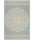 Safavieh Beach House BHS183 Cream / Aqua 3' X 5' Rectangle Area Rug