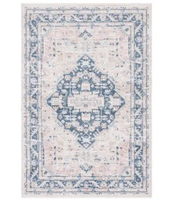 Safavieh Blair Washable BLR200 Beige / Navy 8' X 10' Rectangle Area Rug