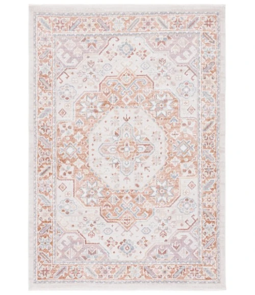 Safavieh Blair Washable BLR202 Beige / Rust 8' X 10' Rectangle Area Rug