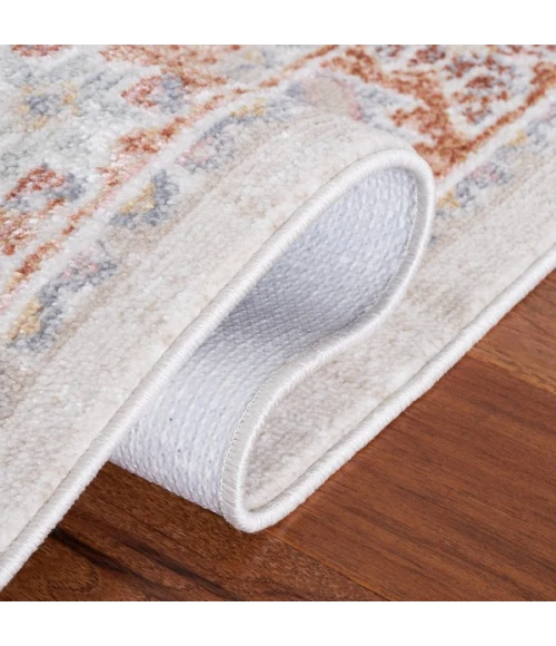 Safavieh Blair Washable BLR202 Beige / Rust 8' X 10' Rectangle Area Rug