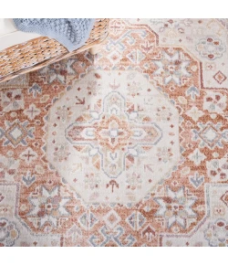 Safavieh Blair Washable BLR202 Beige / Rust 8' X 10' Rectangle Area Rug