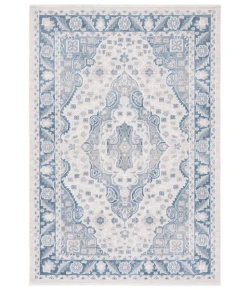 Safavieh Blair Washable BLR208 Beige / Grey Blue 5'-3" X 7'-6" Rectangle Area Rug