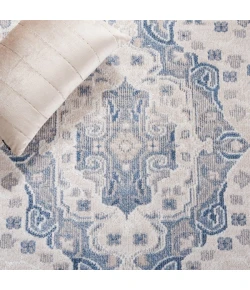 Safavieh Blair Washable BLR208 Beige / Grey Blue 5'-3" X 7'-6" Rectangle Area Rug