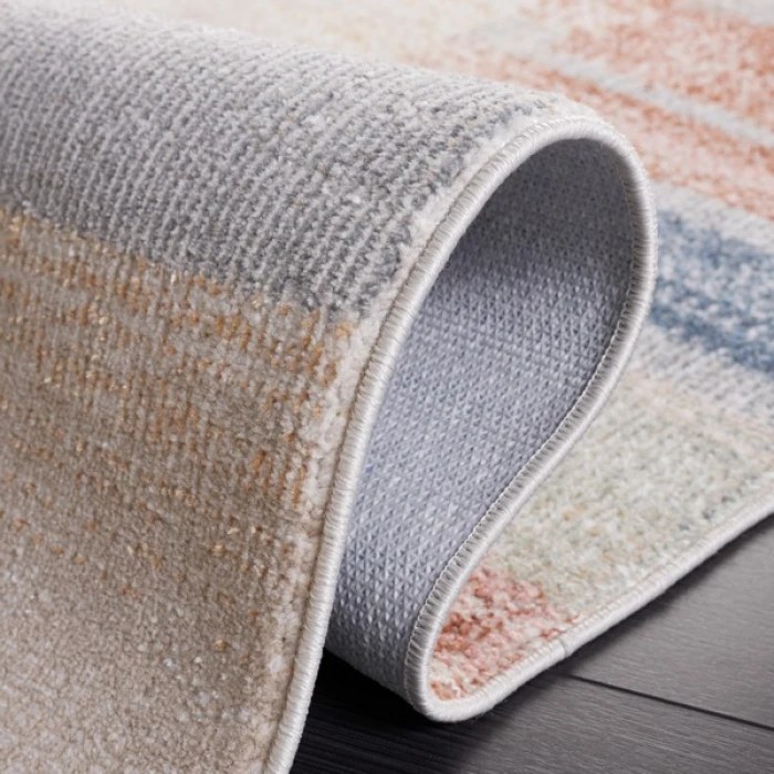 Safavieh Blair Washable BLR216 Beige / Blue Rust 8' X 10' Rectangle Area Rug
