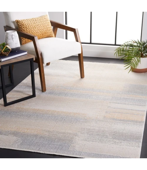 Safavieh Blair Washable BLR216 Grey / Beige 8' X 10' Rectangle Area Rug