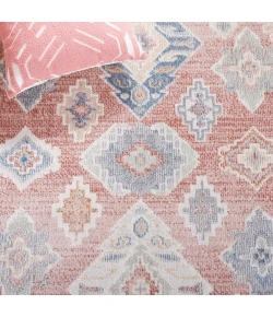 Safavieh Blair Washable BLR218 Rose / Blue 8' X 10' Rectangle Area Rug