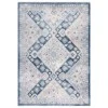 Safavieh Blair Washable BLR220 Grey / Navy 8' X 10' Rectangle Area Rug