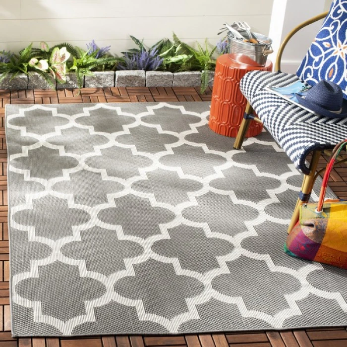 Safavieh Bermuda BMU804 Grey / Ivory 8' X 10' Rectangle Area Rug
