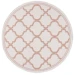 Safavieh Bermuda BMU810 Ivory / Rust 6'-7" X 6'-7" Round Area Rug