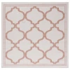 Safavieh Bermuda BMU810 Ivory / Rust 6'-7" X 6'-7" Square Area Rug