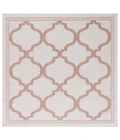 Safavieh Bermuda BMU810 Ivory / Rust 6'-7" X 6'-7" Square Area Rug
