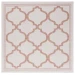Safavieh Bermuda BMU810 Ivory / Rust 6'-7" X 6'-7" Square Area Rug