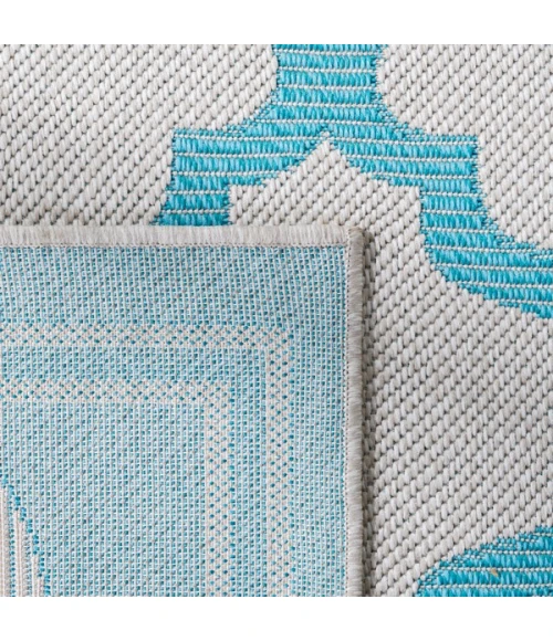 Safavieh Bermuda BMU810 Beige / Aqua 8' X 10' Rectangle Area Rug