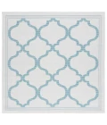 Safavieh Bermuda BMU810 Beige / Aqua 6'-7" X 6'-7" Square Area Rug