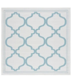 Safavieh Bermuda BMU810 Beige / Aqua 6'-7" X 6'-7" Square Area Rug