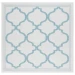 Safavieh Bermuda BMU810 Beige / Aqua 6'-7" X 6'-7" Square Area Rug