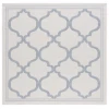 Safavieh Bermuda BMU810 Ivory / Blue 6'-7" X 6'-7" Square Area Rug